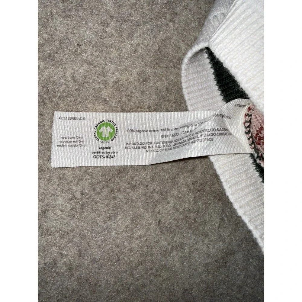 Little Planet By Carters Baby Girl Newborn 2 Piece Set Sweater Pants Adjustable